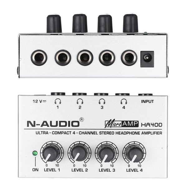 4 Channels Mini Headphone Amplifier