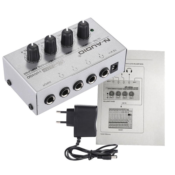 4 Channels Mini Headphone Amplifier