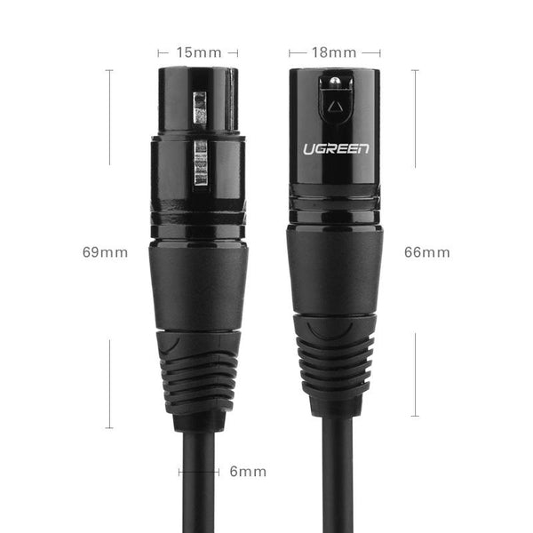 XLR Extension Aux Cable